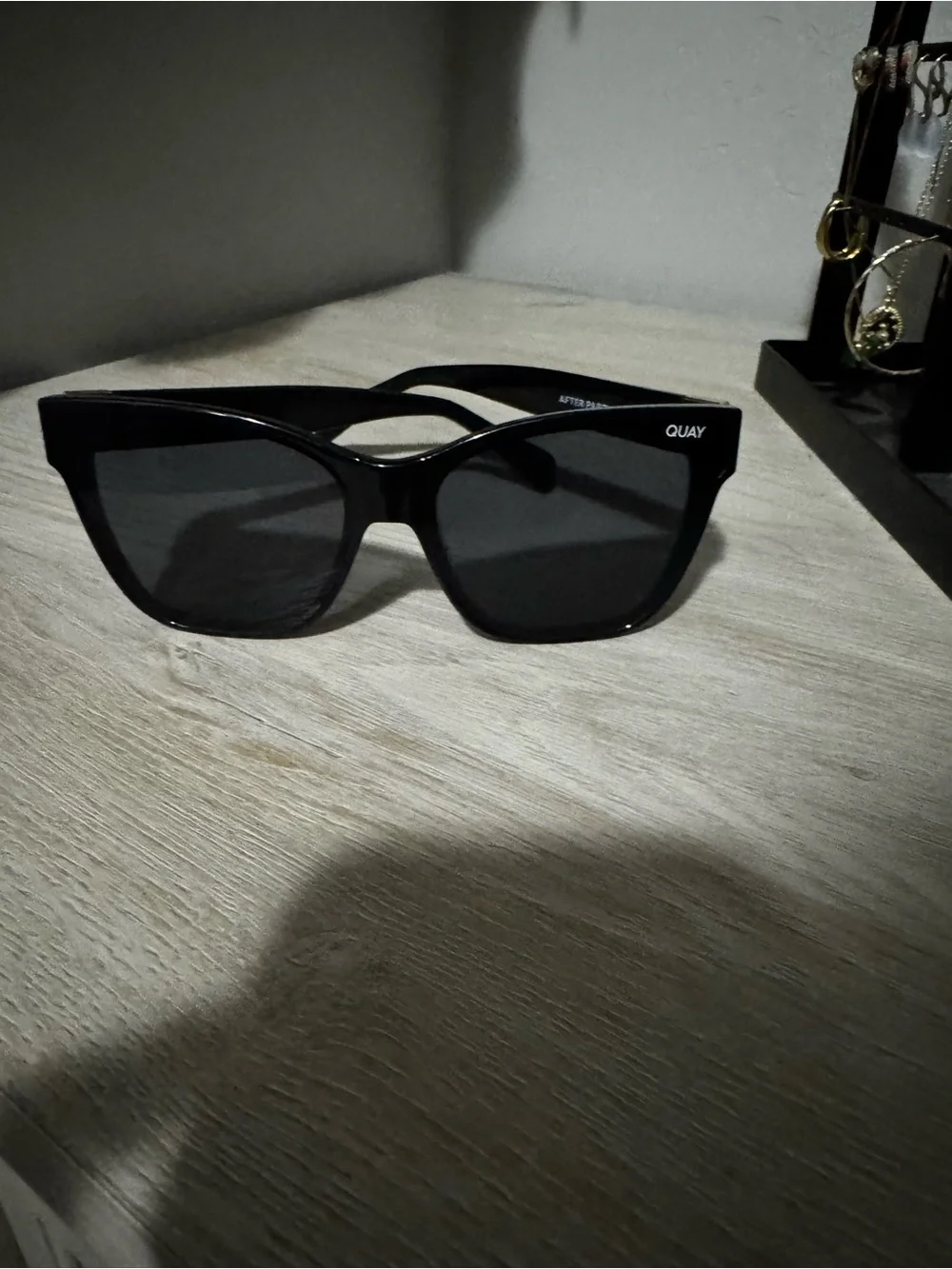 Quay Black Golf After Party Sunglasses